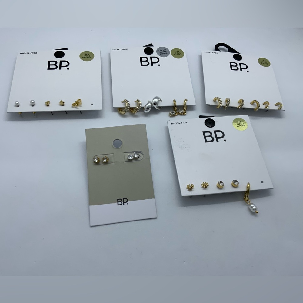 BP. Gold and Silver Earring Collection
